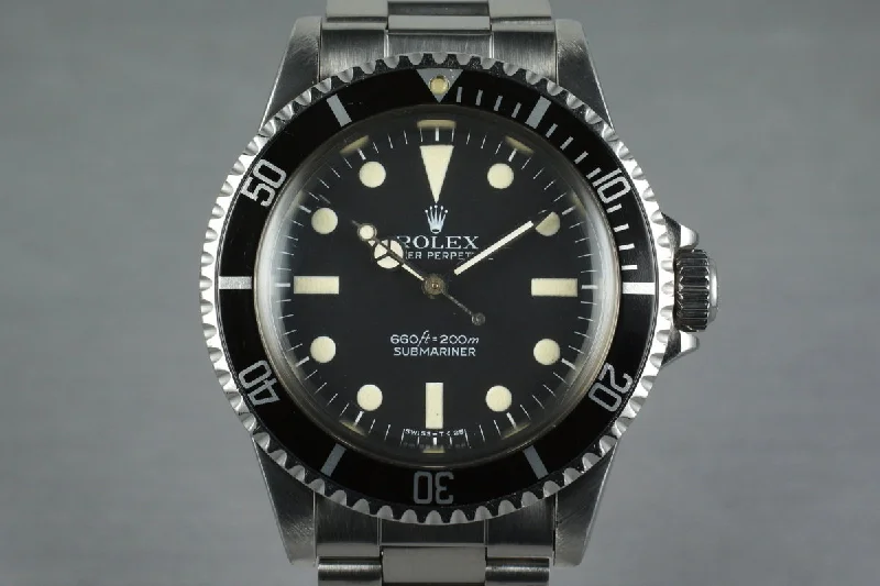 Timeless Rolex Watches Available for Purchase –1979 Rolex Submariner 5513 Mark I Maxi Dial