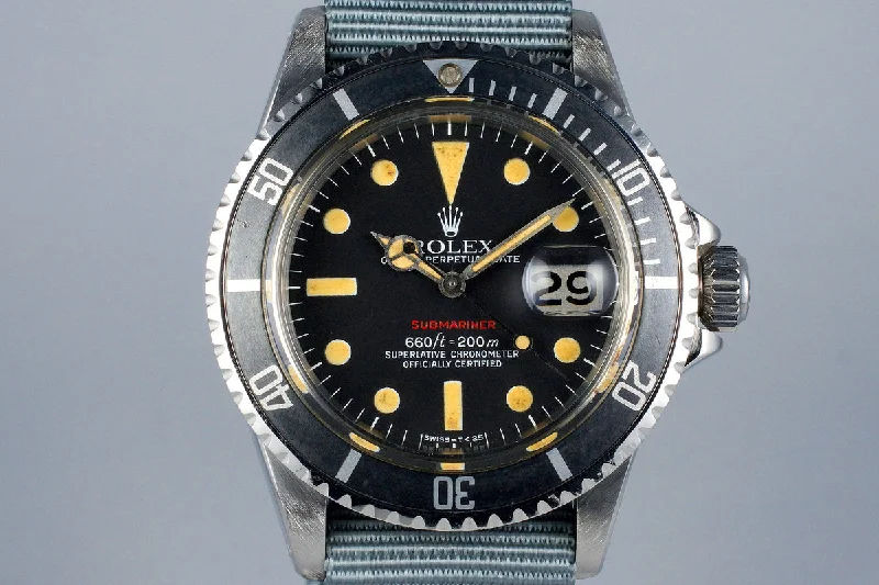 Discover Rolex Watches with Timeless Appeal –1972 Rolex Red Submariner 1680 Mark VI Dial