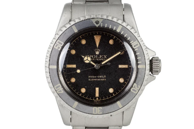 Authentic Rolex Watches for You –1961 Rolex Submariner 5512 with Black Gilt Dial