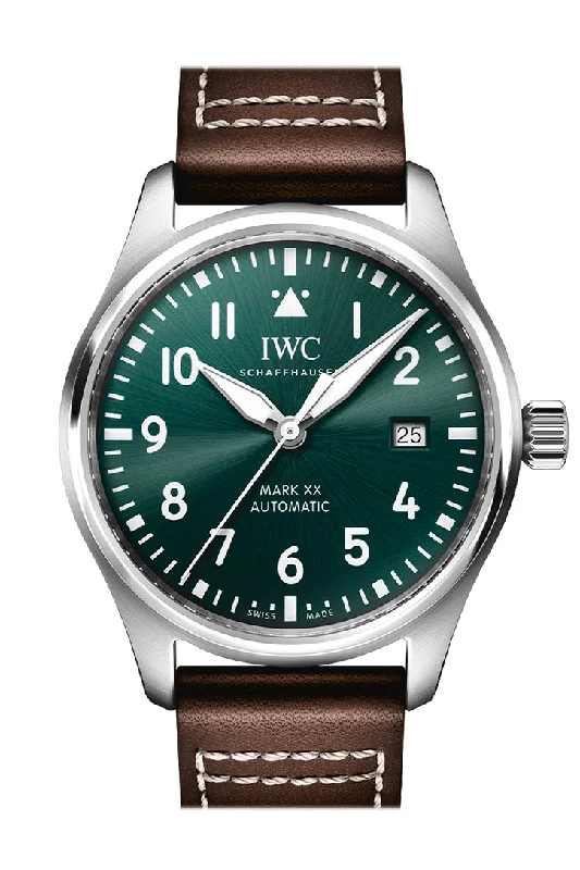 Shop IWC Watches for Lasting Elegance –IWC Pilot 40 Green Dial Watch IW328205