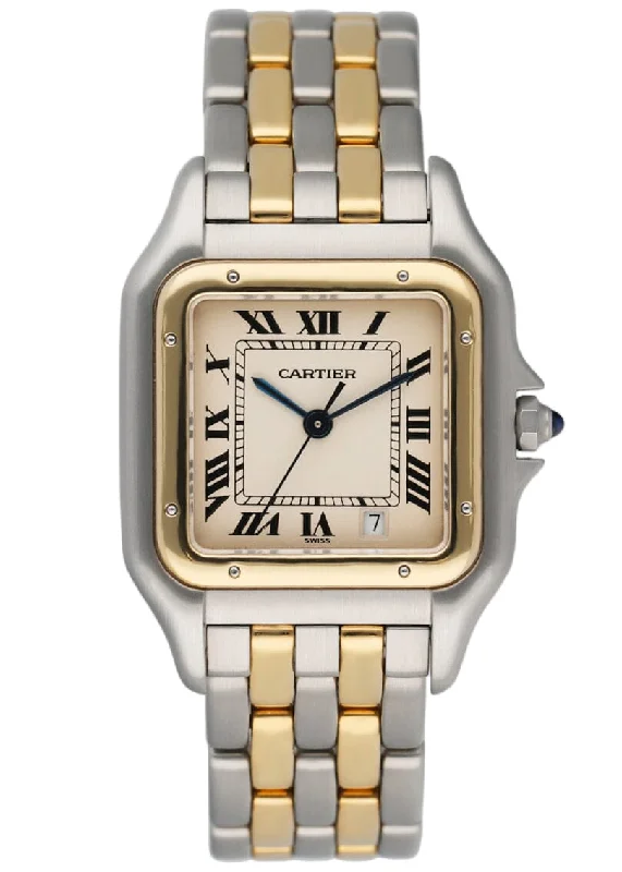 Find Cartier Watches with Iconic Elegance –Cartier Panthere 83083242 Two Rows Midsize Ladies Watch