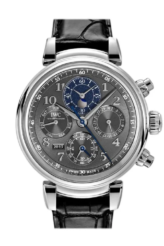 Find Classic IWC Watches Today –IWC Da Vinci  Slate Dial Automatic Perpetual Calendar 43mm Men's Watch IW392103