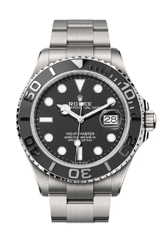 Rolex Watches for the Luxury Connoisseur –Rolex Yacht Master42 Intense Black Dial Titanium Mens Watch 226627