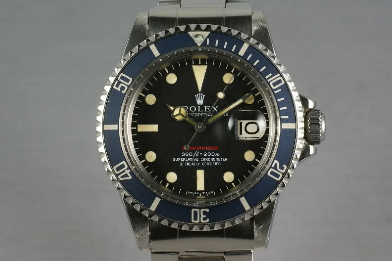 Discover the Latest Rolex Models Now –Rolex Red Submariner  1680 Blue Hue Insert