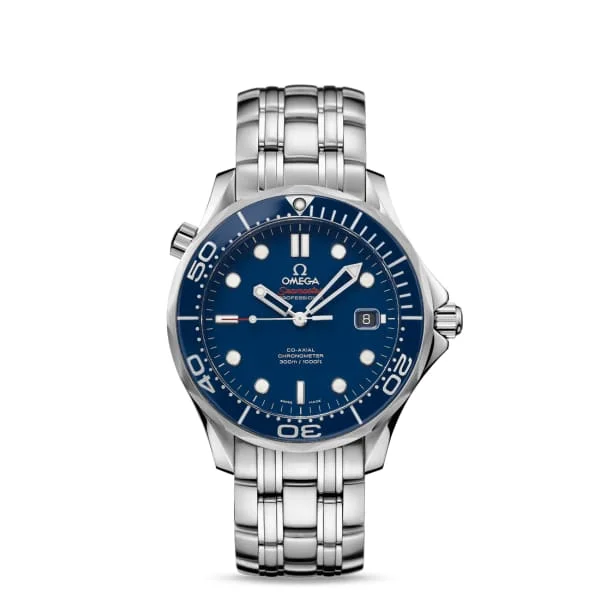 Omega Watches: Built to Last a Lifetime –Omega Seamaster 41mm Watch - Ref: 212.30.41.20.03.001 - Blue Index Dial, Stainless Steel Bracelet