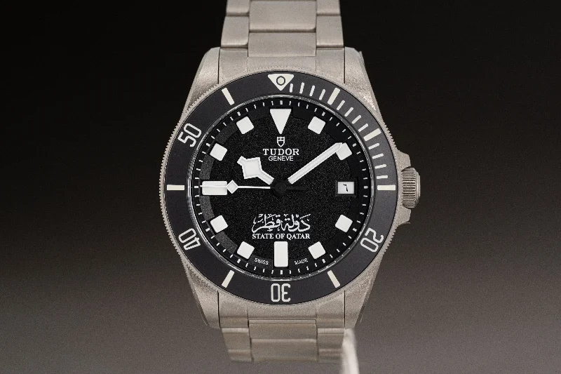 Find Rolex Watches with Timeless Design –2021 Tudor Pelagos "STATE OF QATAR" 25600TN Full Stickers & Full Set