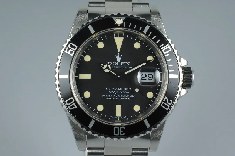 Rolex Watches: Precision and Luxury Combined –1981 Rolex Submariner 16800