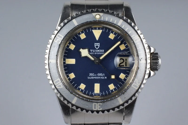 Shop Rolex Watches for Lasting Value –1981 Tudor Submariner 94110 Blue Snowflake