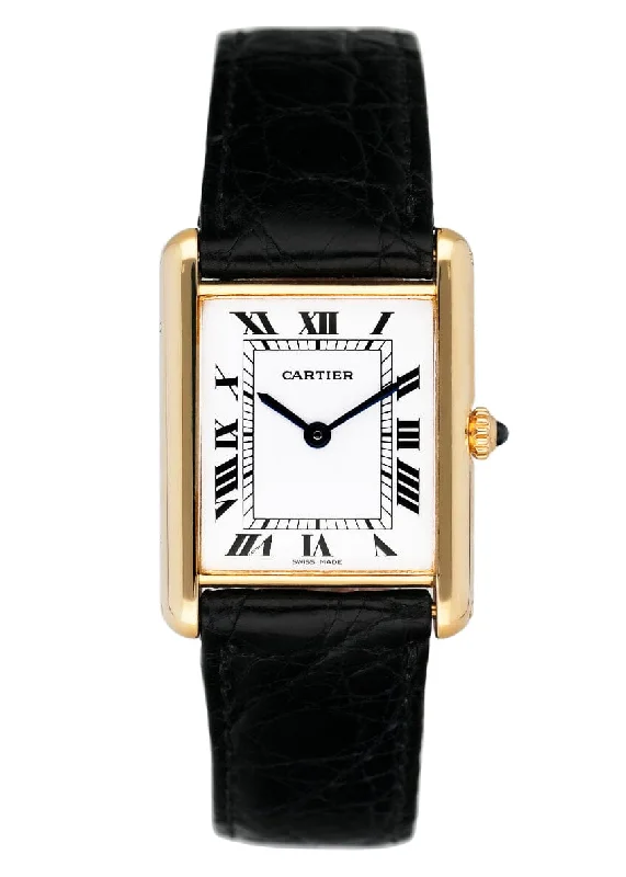 Shop Cartier Watches for the True Connoisseur –Cartier Tank Louis 83717753 18K Yellow Gold Ladies Watch