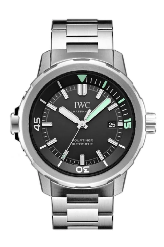 IWC Watches: Built for the Luxury Watch Enthusiast –IWC Aquatimer  Black Dial Stainless Steel 42mm Men's Watch IW329002