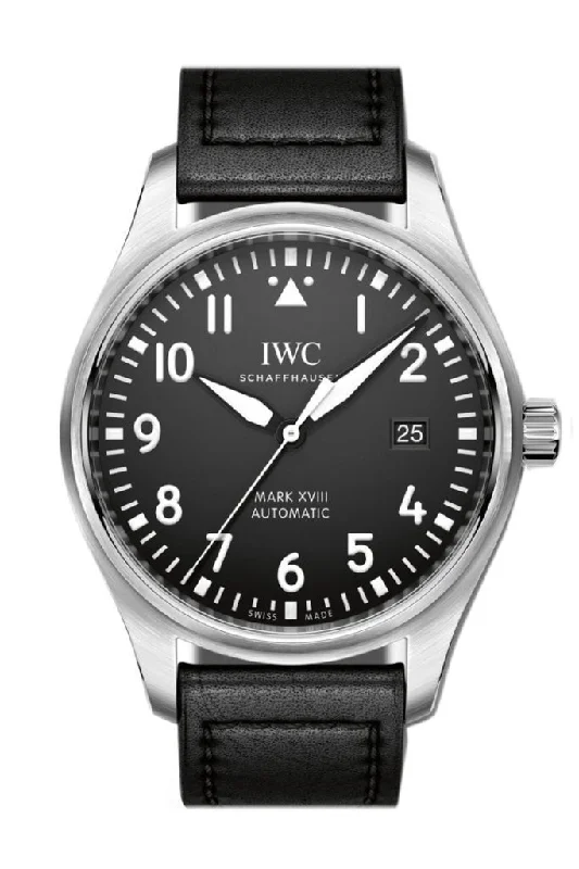 IWC Watches: The Epitome of Swiss Craftsmanship –IWC Pilot's Mark XVIII Automatic Black Dial 40mm Men's Watch IW327001