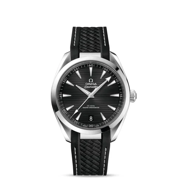 Shop Omega Watches for the Ultimate Timepiece –Omega Seamaster 41mm Watch - Ref: 220.12.41.21.01.001 - Black Index Dial, Black Rubber Strap