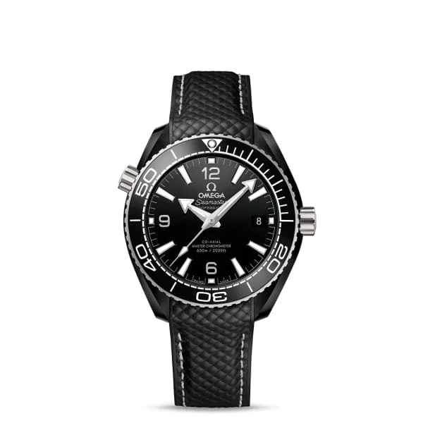 Omega Watches: Perfect for the Watch Enthusiast –Omega Seamaster 42mm Watch - Ref: 215.92.40.20.01.001 - Black Index Dial, Black Rubber Strap