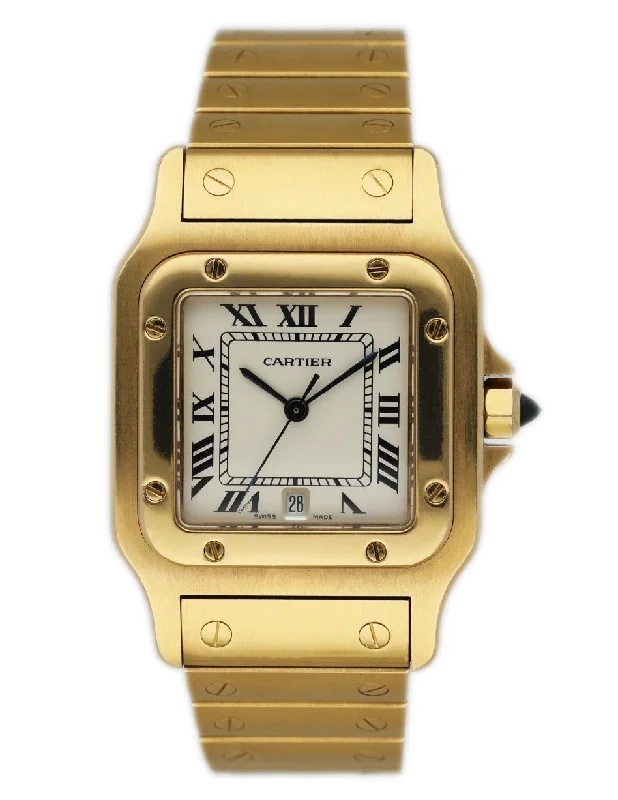 Discover the Legacy of Cartier Watches –Cartier Santos Galbee 887901 18K Yellow gold Men's Watch