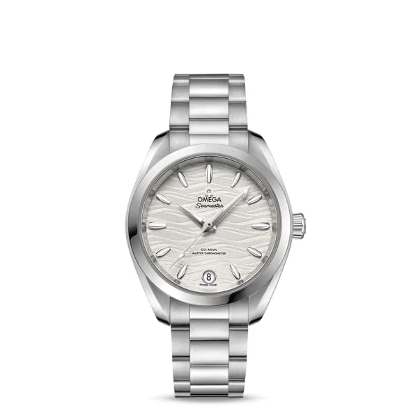 Omega Watches: Swiss Precision and Timeless Elegance –Omega Seamaster 34mm Watch - Ref: 220.10.34.20.02.002 - Silver Index Dial, Stainless Steel Bracelet