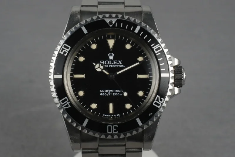 Shop Rolex Watches for the Elite Collector –1984 Rolex Submariner SPIDER Dial 5513