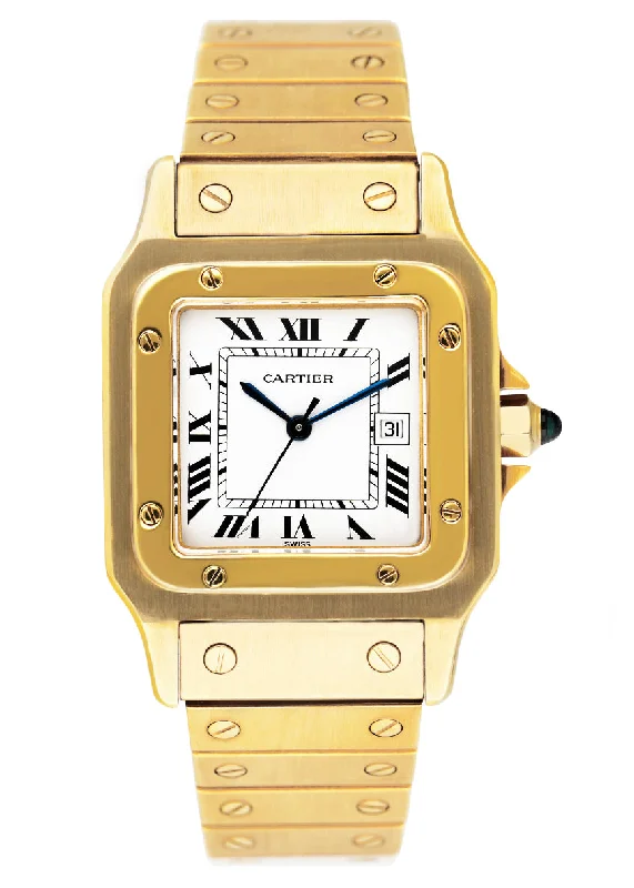 Luxury Cartier Watches for Every Occasion –Cartier Santos 18K Yellow Gold Mens Watch