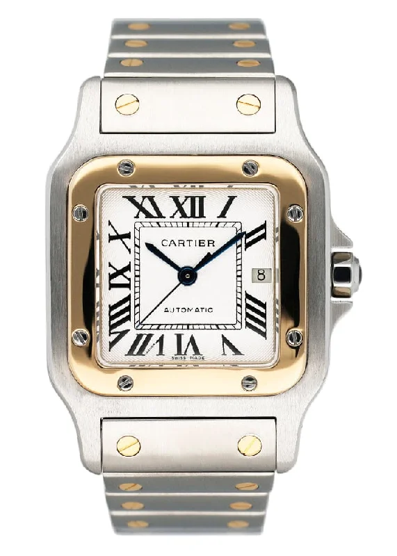 Discover the Legacy of Cartier Timepieces –Cartier Santos Galbee W20058C4 Two Tone Ladies Watch