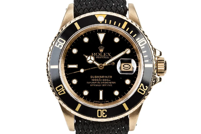 Find Iconic Rolex Watches for Every Wrist –1987 Rolex YG Submariner 16808