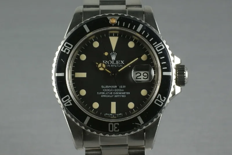 Shop for Rare Rolex Models –Rolex Submariner 16800 Matte Dial