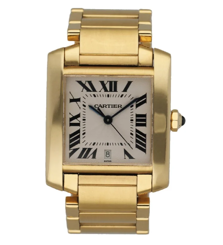 Find Exclusive Cartier Timepieces Online –Cartier Tank Francaise 1840 18K Yellow Gold Men's Watch