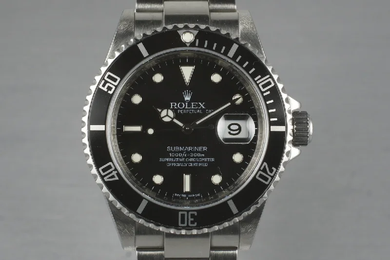 Rolex Watches: Designed for Luxury and Performance –2007 Rolex Submariner 16610