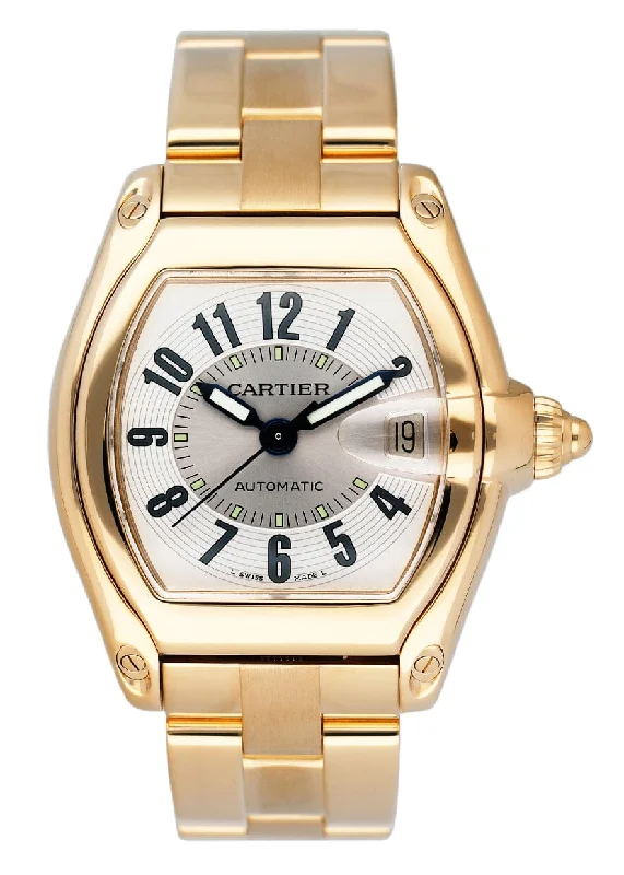 Find Iconic Cartier Watches for Your Collection –Cartier Roadster Large W62003V1 18K Yellow Gold Mens Watch