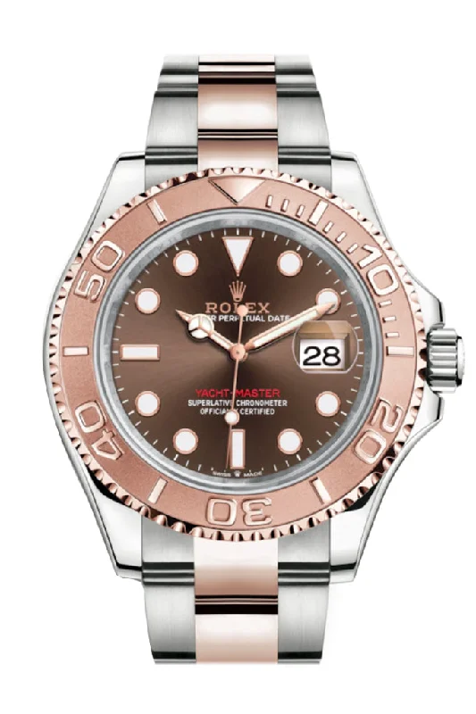 Shop the Best Rolex Watches Available Online –Rolex Yacht-Master 40 Chocolate Dial Automatic Men's Steel and 18K Everose Gold Oyster Watch 126621