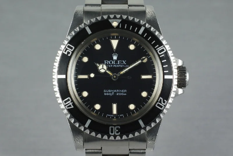 Luxury Rolex Watches for Collectors –1985 Rolex Submariner 5513 with Spider Dial