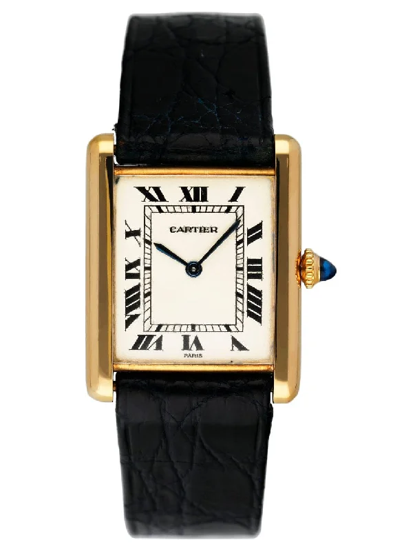 Find Cartier Watches for Every Moment –Cartier Tank 9601 Paris 18K Yellow Gold Ladies Watch