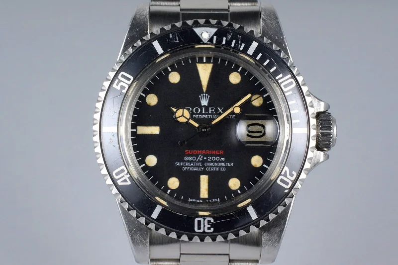 Rolex Watches with Legendary Craftsmanship –1970 Rolex Red Submariner 1680 Mark IV Dial