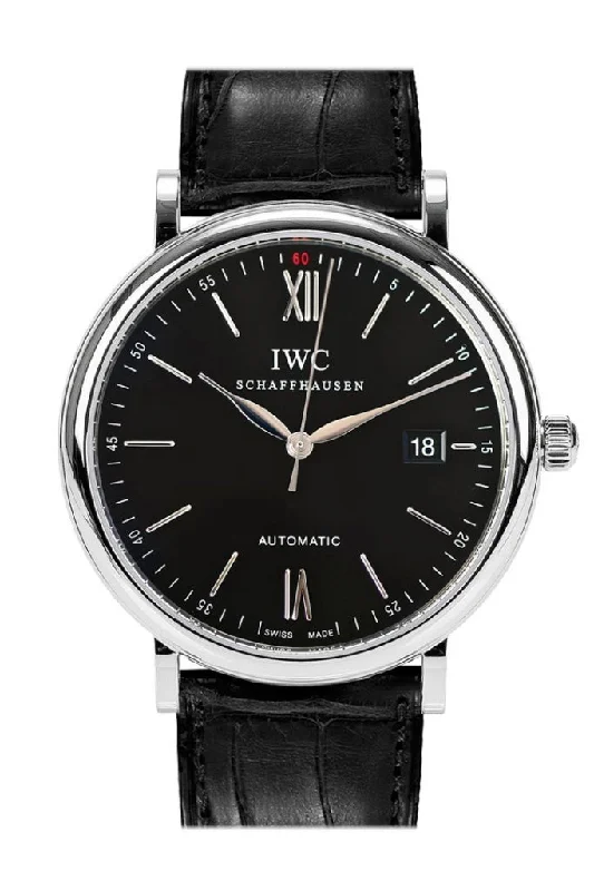 IWC Watches: The Ultimate in Luxury and Precision –IWC Portofino Black Automatic IW356502