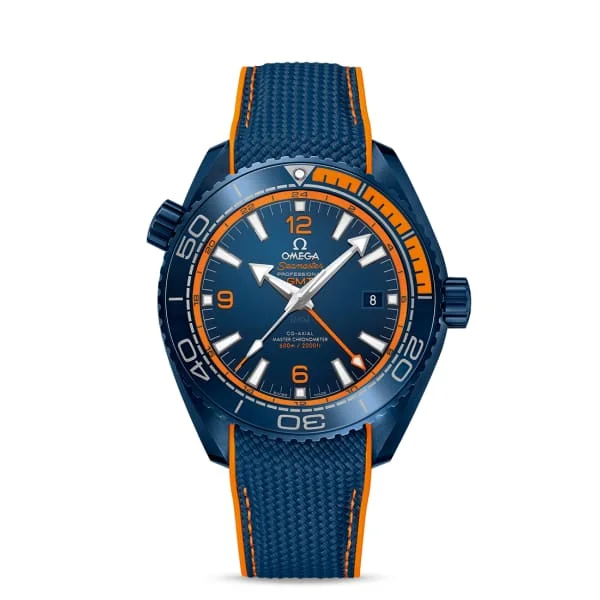 Omega Watches: Crafted for Enduring Quality –Omega Seamaster 46mm Watch - Ref: 215.92.46.22.03.001 - Blue Index Dial, Blue Rubber Strap