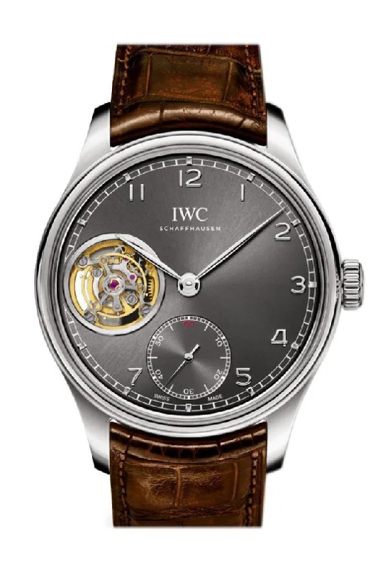 Explore the Latest IWC Timepieces –IWC Portuguese Tourbillon Hand Wound White Gold Men's Watch IW546301