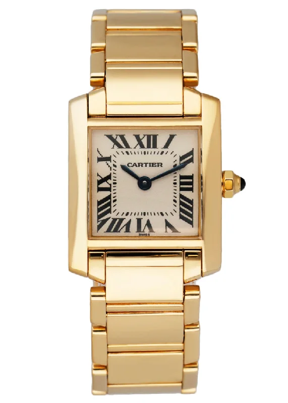 Find Cartier Watches for Every Taste –Cartier Tank Francaise 1820 18K Yellow Gold Ladies Watch Box Papers