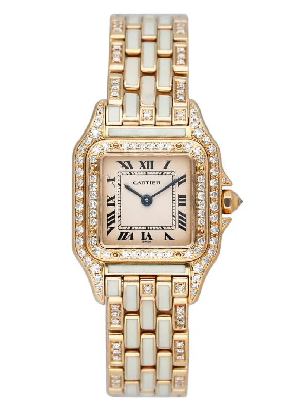 Discover Cartier Watches with Exceptional Design –Cartier Panthere GGC98010 Diamond 18K Yellow Gold Ladies Watch