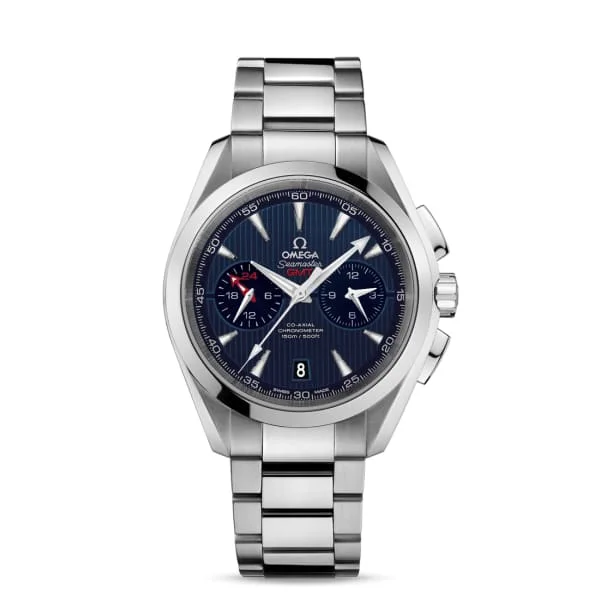 Omega Watches: A Perfect Blend of Function and Style –Omega Seamaster 43mm Watch - Ref: 231.10.43.52.03.001 - Blue Chronograph Index Dial, Stainless Steel Bracelet