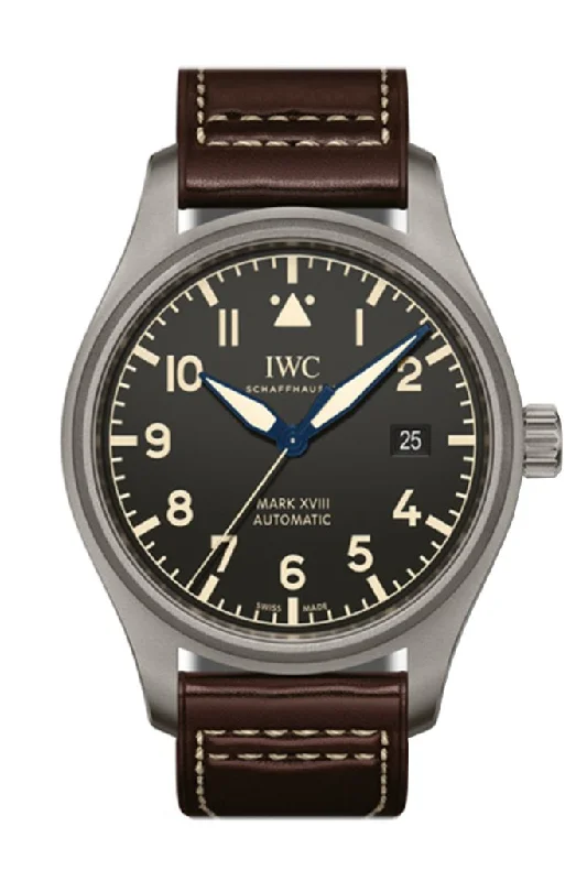 Discover IWC Watches for True Watch Collectors –IWC Pilot Mark XVIII Heritage Titanium Automatic Men's Watch IW327006