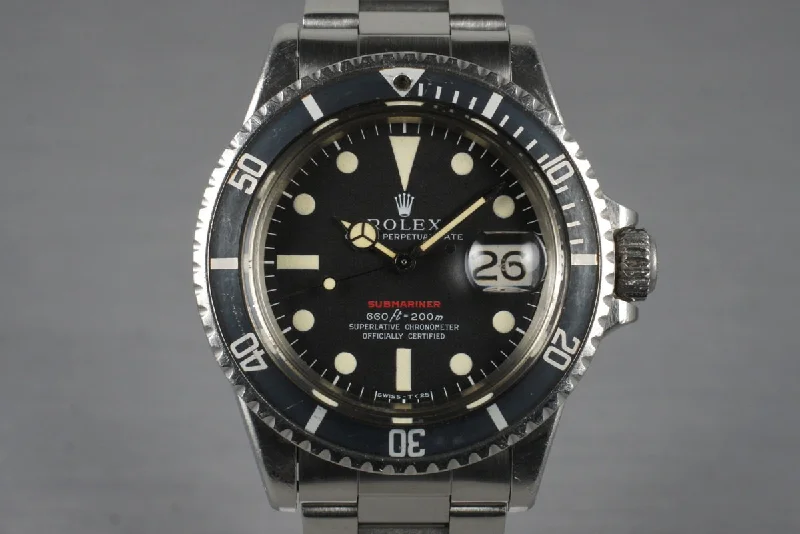 Rolex Watches for Men –1970 Rolex Red Submariner 1680 Mark IV