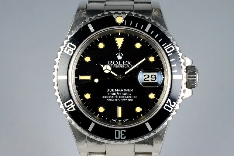 Rolex Watches: Iconic Design for Every Wrist –1987 Rolex Submariner 168000