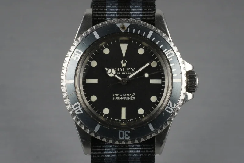 Rolex Watches for Investment and Style –1967 Rolex Submariner 5513 Meters First