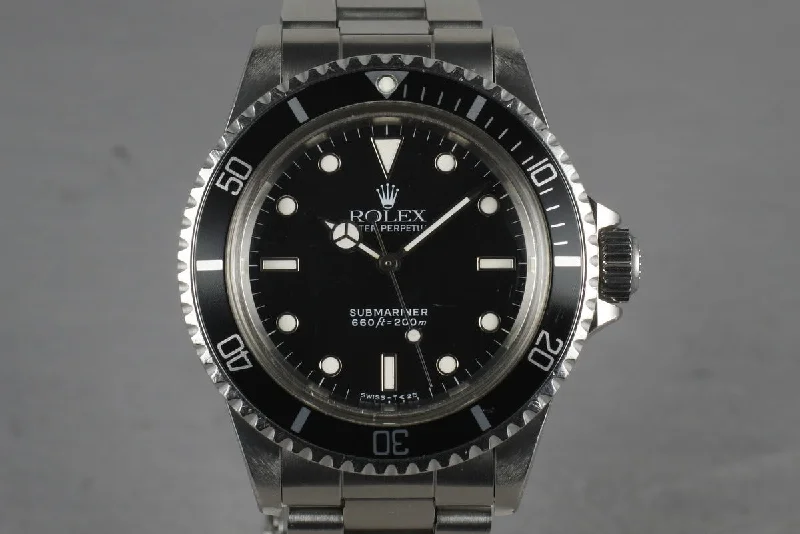 Shop the Best Rolex Watches Available Online –1987 Rolex Submariner 5513 with Box and Papers