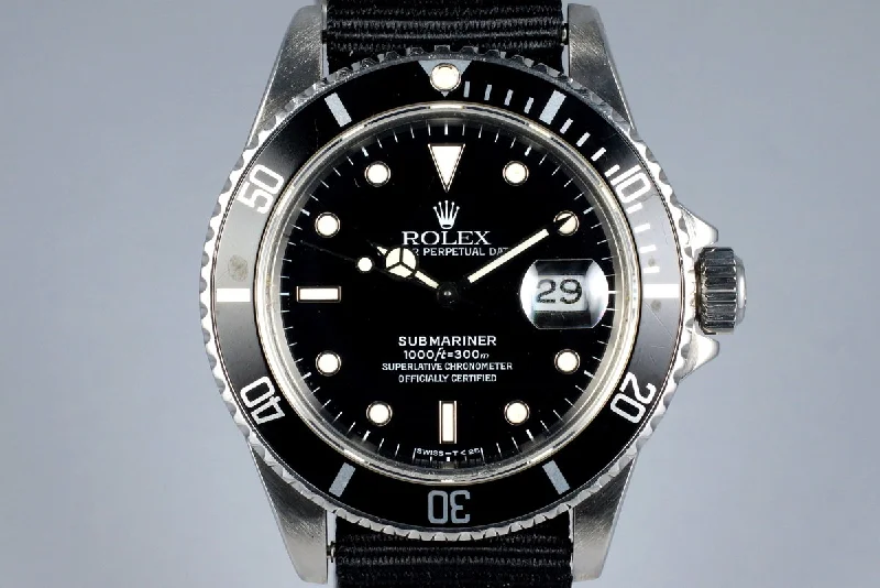 Discover Rolex Watches with Perfect Craftsmanship –1981 Rolex Submariner 16800 Tritium Service Dial