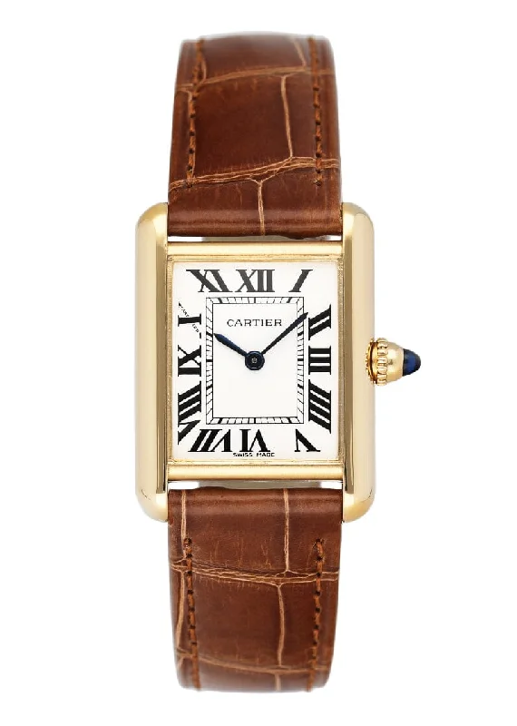 Find Cartier Watches with Iconic Elegance –Cartier Tank Louis W1529856 18K Yellow Gold Ladies Watch