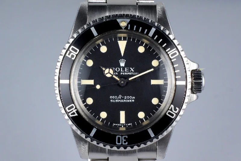 Explore Rolex Watches with Distinctive Designs –1971 Rolex Submariner 5513 Serif Dial