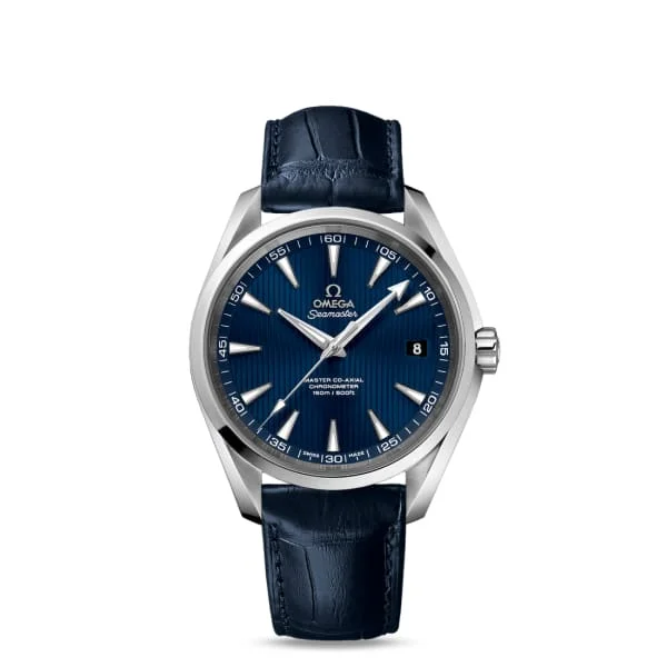 Omega Watches: A Legacy of Luxury –Omega Seamaster 42mm Watch - Ref: 231.13.42.21.03.001 - Blue Index Dial, Blue Leather Strap