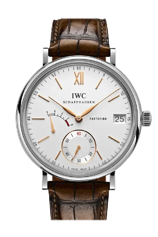 Shop IWC Watches for Classic Luxury –IWC Portofino 8 Day 45 Silver Dial IW510103