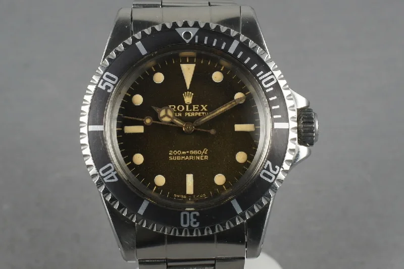 Find Rolex Watches with Legendary Status –1965 Rolex Submariner 5513 with Ultra Gilt Tropical Brown Dial