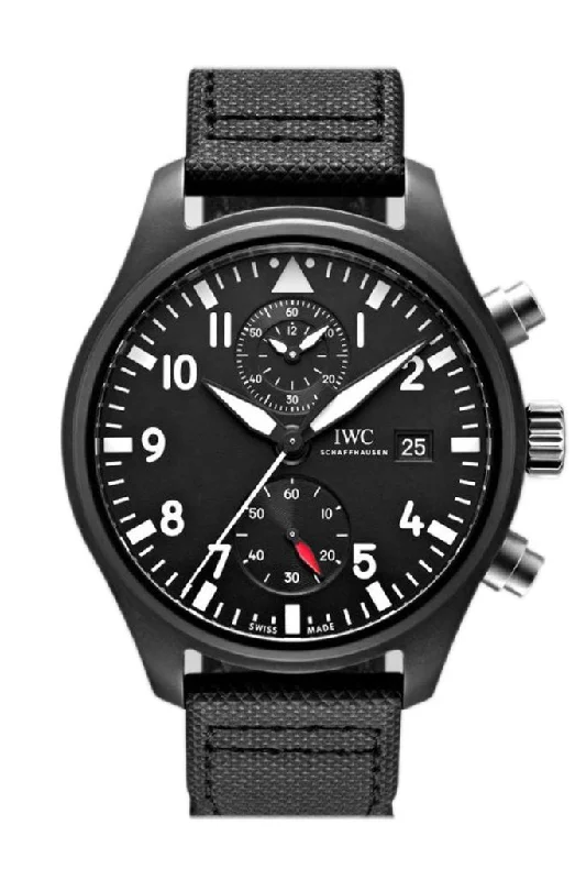 Discover IWC Watches with Legendary Status –IWC Pilot's Top Gun Automatic Chronograph 44mm Men's Watch IW389001