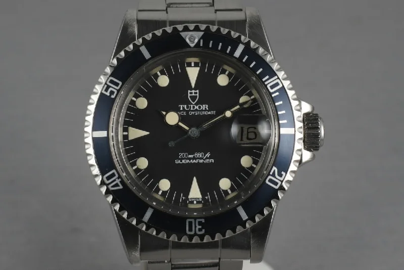 Rolex Submariner Watches for Sale –1981 Tudor Submariner 76100 with Non-Mercedes Hand